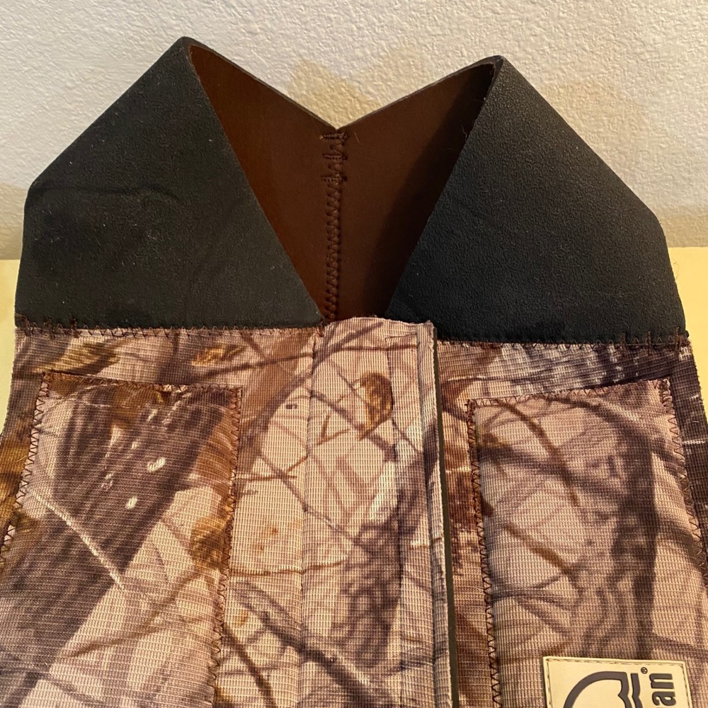 Hodgman Neoprene Camo Ful Zip & Velcro‎ Dog Vest. XXXL.  Style 0200, chest 15" - Picture 12 of 12
